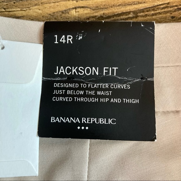 Banana Republic woman’s dress pants tan size 14r - Picture 6 of 7